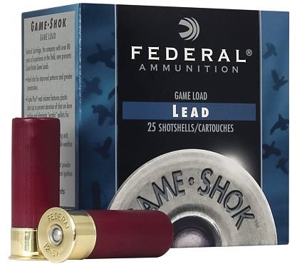 Federal Premium Game-Shok High Brass H2045, 20 Gauge, 2-3/4", 1 oz, 1220 fps, #5 Lead Shot, 25 Rds/Bx