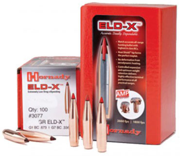 Hornady Rifle Bullet 6.5mm 143 Grain ELD-X 100/Box (2635), Not Loaded