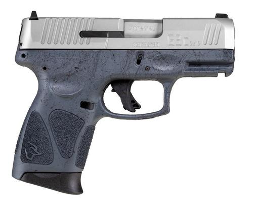 Taurus G3C Pistol 1-G3C939-SP1, 9mm, 3.2in, Gray w/ Black Splatter Polymer Grips, 12 Rds