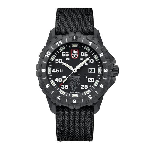 Luminox F-117 Nighthawk Skunk Works Heritage Watch XA.6442.H.SET, Black Dial, White Figures, 44mm, Black Kevlar Strap