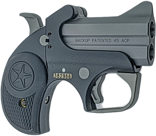 Bond Arms Backup Special Edition Pistol BACKUP, 45 ACP, 2.5", Polymer Grips, Matte Stainless Finish, 2 Rd