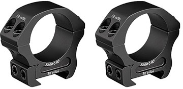 Vortex Pro Series Rings Weaver Style PR30-M, 30mm, Medium, Matte Black