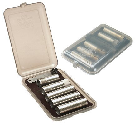 MTM Choke Tube Case, CT641, All Gauges, 6 Extended Tubes, Clear Smoke