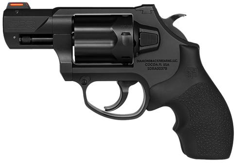 Diamondback SDR Revolver DB0700S001, 357 Mag, 2", Black Hogue Rubber Grips, Stainless Steel Finish, 6 Rds