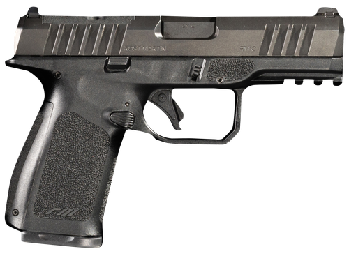 Rost Martin RM1C Compact Frame Pistol RM1CBLKOSP, 9mm, 4", Polymer Black Grip, Black Finish, 17 Rds