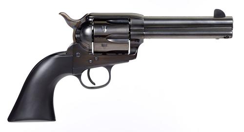 Taylors Devil Anse Revolver 555162DE, 357 Magnum | 38 Special, 4.75in, Matte Black Walnut Grips, 6 Rds