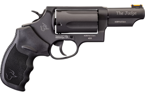 Taurus 45/410 Tracker Revolver 2441031T, 410 GA / 45 Long Colt, 3", Ribber Grip Overlay, Blue Finish, 5 Rd, Fiber Optic Sights