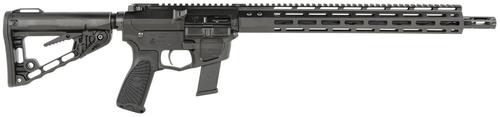 Wilson Combat AR9G Carbine Rifle TRAR9GB91610, 9mm Luger, 16", Black Synthetic Rogers Super-Stoc w/Cam-Lock Stock, 17 Rds