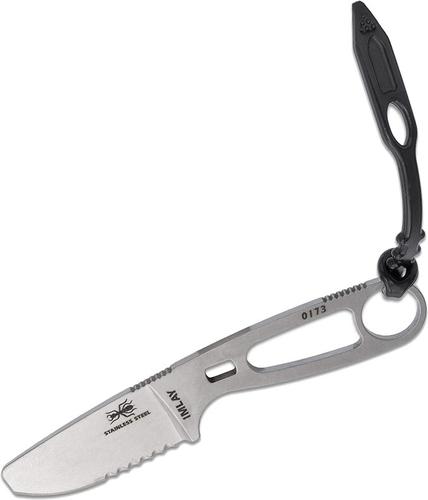 ESEE Knives Imlay Rescue Knife w/Serrated Edge, Blunted Tip, Skeletonized Grip, and Orange Sheath (ESEE-IMLAY-OR)