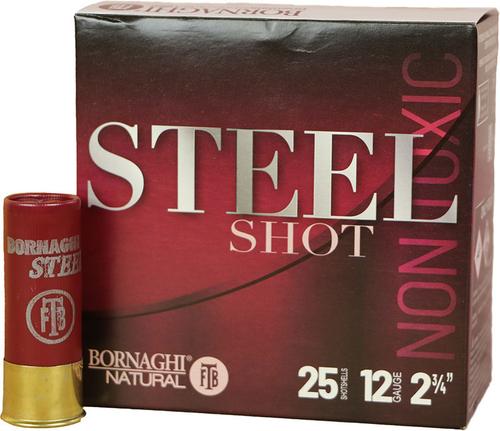 Bornaghi Steel Loads T3STEEL325, 12 Gauge, 2-3/4", 1 1/8 oz, 1360 fps, #5 Steel Shot, 25 Rd/bx