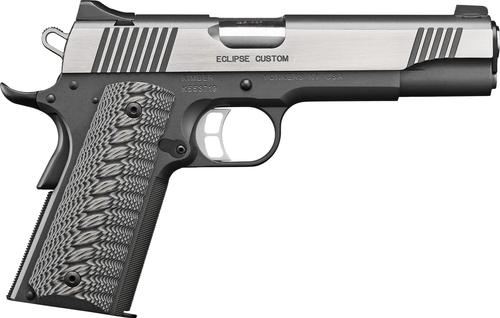 Kimber 3000238 Eclipse Custom Pistol - 45 ACP, 5 in Barrel, Brush Polished Frame/Slide, 8 Rd