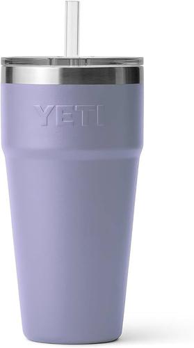Yeti Rambler 26oz Stackable Cup w/Straw (21071501743) Stainless Steel, Cosmic Lilac