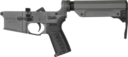 CMMG Resolute MK4 55CA3BE-TNG Complete Lower Receiver with CMMG Rip Stock, Tungsten Finish
