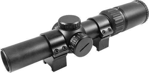 TruGlow Opti-Speed Crossbow Scope TG8514BLC, 1-4x, 24mm, Matte Black, Illuminated BDC Reticle