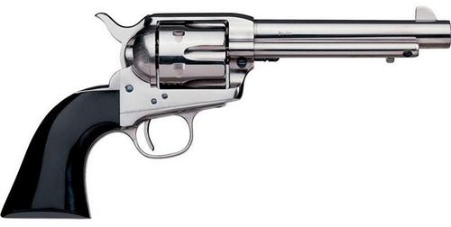 Taylors 1873 Cattleman Revolver 550507, 44-40 Win, 4.75", Black Polymer Grips, Nickel-Plated Finish, 6 Rds