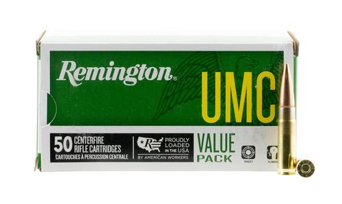 Remington UMC Rifle Ammunition 24026, 300 Blackout, Open Tip Flat Base, 220 gr, 1015 fps, 50 Rd/Bx