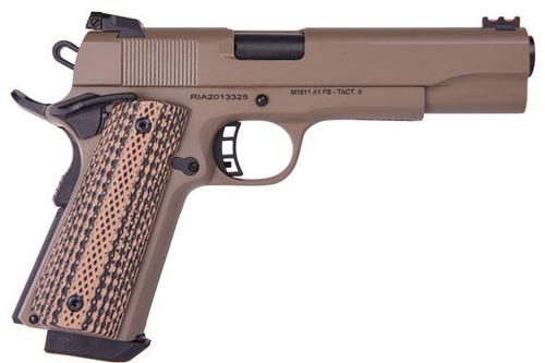 Rock Island 1911 Rock Ultra Pistol 51825, 10mm, 5", G10 Grips, FDE Cerakote Finish, 8 Rds