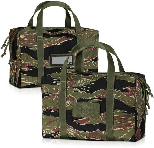 Savior Equipment Mini Hauler, Soft Carrier, 2 Pack, Tiger Stripe Camo (SP-DUFMINI-2P-TIGR)