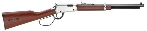 Henry Evil Roy Lever Action Rifle H001TMER, 22 WMR, 16.5" Octagon, Walnut Stock, Silver Finish, 7 Rds