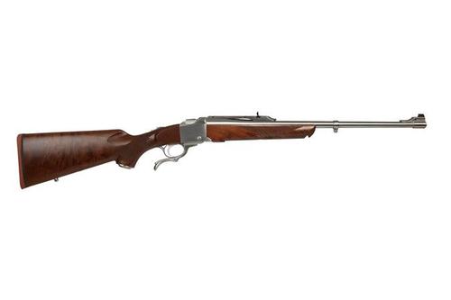 Ruger No.1 Light Sporter Rifle 21348, 308 Winchester, 22 in, High Grade Walnut Stock, Stainless Finish