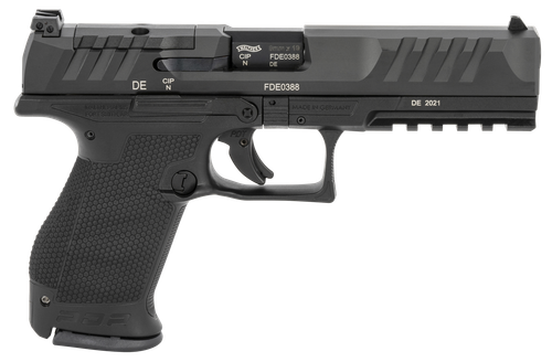 Walther PDP Pistol 2858169, 9mm Luger, 5", Performance Duty Textured Poly. Grips, Black Finish, 10 Rds