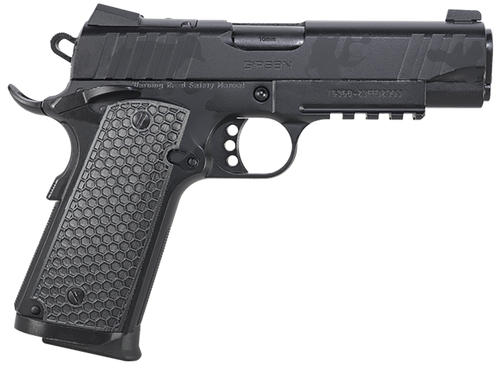 EAA MC1911 C Influencer Optic Ready Pistol 391155, 10mm Auto, 4.40in, Black Polymer Grips, Black Camo Finish, 9 Rds