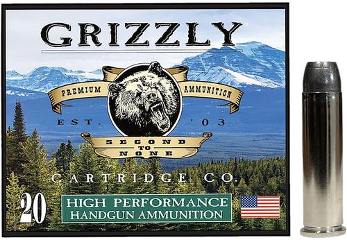 Grizzly Ammunition High Performance Pistol Ammunition GC357M12, 357 Mag, Wide Flat Nose Gas Check, 180 GR, 1400 fps, 20 Rd/bx