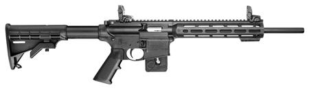 Smith & Wesson M&P15-22 Sport Semi-Auto Rifle 10207, 22 Long Rifle, 16.5", 6-Position Black Stock, Black Finish, 10 Rds