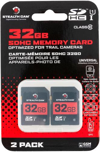 Stealth Cam 32GB SD Memory Card, 2 Pack (STC32GB2PK)