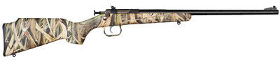 Crickett Single Shot Bolt Action Rifle KSA2162, 22 Long Rifle, 16.125", Mossy Oak Synthetic Stock, Blued Finish, 1 Rd