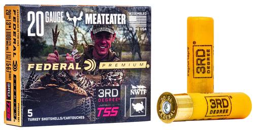 Federal Premium Turkey 3rd Degree Heavyweight TSS Shotshells PTDX258567, 20 Gauge, 3", 1 1/2 oz, #6 Lead, 5 Rds/bx