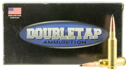 DoubleTap Ammunition Hunter Rifle Rifle Ammunition 65CM130SS, 6.5 Creedmoor, Swift Scirocco II, 130 GR, 2850 fps, 20 Rd/bx