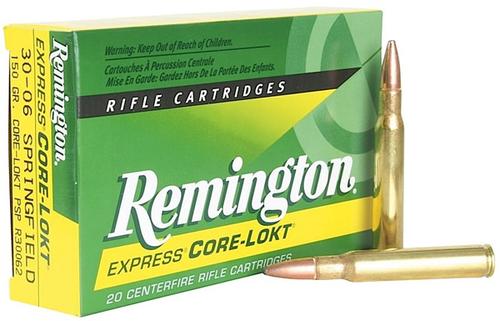 Remington Rifle Ammuntion R7MM2, 7 MM Remington Mag, Core-Lokt Pointed Soft Point (SP), 150 GR, 3110 fps, 20 Rd/bx