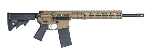 LWRC International DI, Semi-Auto Rifle ICDIR3CK16ML, 300 Blackout, 16.10", 6 Position Stock, FDE Anodized/Black Finish, Ambidextrous, 30 Rds