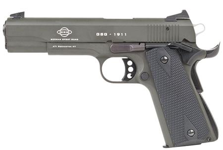 American Tactical 1911 Pistol 2210M1911G, 22 Long Rifle, Black Grips, OD Green Finish, 10 Rds