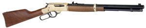Henry Lever .30-30 Rifle H009B, 30-30 Winchester, 20 in Octagonal BBL, Lever Action, Walnut Stock, Blue Steel Barrel/Brass Frame, 5 Rds