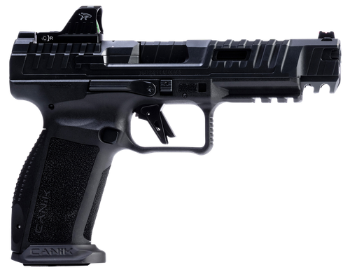Canik SFX Rival Full Size Pistol HG7161N, 9mm, 5", Aggressive Textured Grips, Dark Side Ported Slide, MeCanik M01 Optic, 18 Rds
