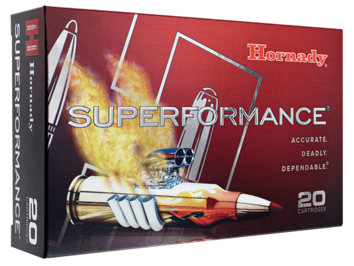 Hornady Superformance Ammunition 82453, 444 Marlin, Flat Point, 265 GR, 2400 fps, 20 Rd/bx