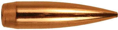 Berger Target Bullets 30 Caliber, .308 Diameter, 155.5 Grain, Match Grade, Boat Tail, Fullbore, 100 Per Box (30416), Not Loaded