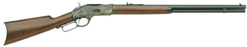 Taylors 1873 Sporting Lever Action Rifle 200E, 45 Colt, 20 in Octagonal, Walnut Straight Stock, Case Hardened Frame