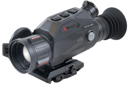NocPix Slim H35, 640x512 Thermal Imaging Sight SLIMH35, 2/4x, 35mm, Black, 1750yd Detection Range, AMOLED Display