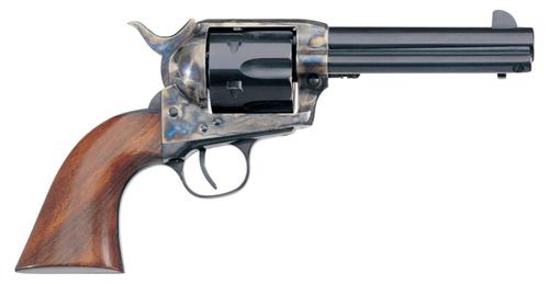 Taylors 1873 Cattleman New Model Revolver 550887DE, 45 Colt, 4.75", Walnut Grips, Color Case Hardened Finish, 6 Rds
