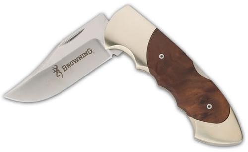 Browning Model 111C Cocobolo Folding Knife 322111C, Walnut