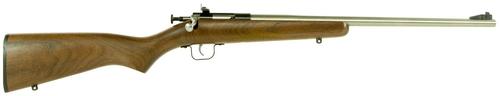 Crickett Single Shot Bolt Action Rifle KSA3238, 22 Long Rifle, 16.12", Walnut Stock, Stainless Finish, 1 Rd