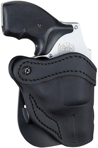 1791 Gunleather OWB Paddle Hoster, Stealth Black, Right Hand, S&W J Frame (PDHR1SBLR)