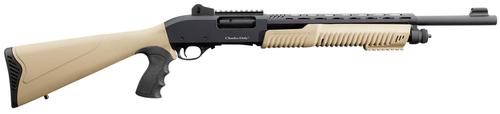 Charles Daly 301 Shotgun 930279, 12 Gauge, 18.50", 3" Chmbr, Synthetic Flat Dark Earth Fixed Pistol Grip Stock & Forend, Auto Ejection