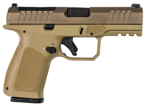 Rost Martin RM1C Mojave Semi-Auto Pistol RM1CMOVOSP, 9mm, 4", FDE Grip, Mojave Slide Finish, Optic Ready, 17 Rds