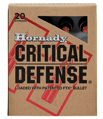Hornady Critical Defense Rifle Ammunition 80920, 308 Winchester, FTX, 155 GR, 20 Rd/bx