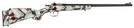 Crickett Single Shot Bolt Action Rifle KSA2168, 22 Long Rifle, 16.125", Custom Amendment Flag Synthetic Stock, Blued Finish, 1 Rds