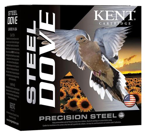 Kent Steel Dove Shotshells K12SD286, 12 Gauge, 2-3/4", 1 oz, 1400 fps, #6 Steel Shot, 25 Rds/bx